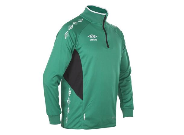 UMBRO UX-1 Half Zip Grønn/Hvit XXL Treningsgenser med glidelås 